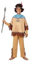 Indianen Jongen Verkleedset 4-Delig Lonato - thumbnail