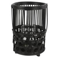 Countryfield windlicht jannik zwart 33 cm | 4 stuks - thumbnail