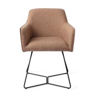 Jesper Home Eetkamerstoel 'Hofu' Beehive Black, kleur French Toast - thumbnail