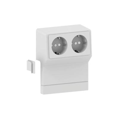 GGK SL-GTduo(Schuko)alpinweiß Apparaatdrager voor Apparaathouder Zuiver wit 1 stuk(s)