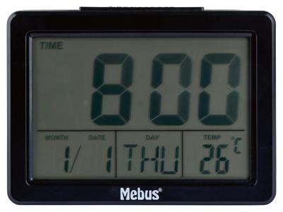MEBUS Wekker (Zwart)