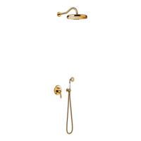 Regendoucheset Tres Clasic Mengkraan Incl. Handdouche Goud Tres - thumbnail