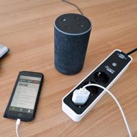 Brennenstuhl ®connect ecolor wifi stekkerdoos 3-voudig wit/zwart - thumbnail