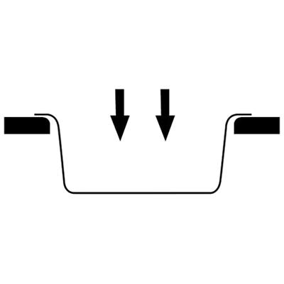 VidaXL Gootsteen met overloopgat ovaal graniet grijs