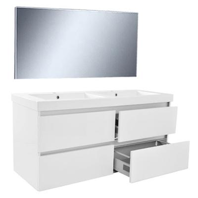 Badkamermeubel Wiesbaden Vision 120x46 Wit (4 laden) - thumbnail