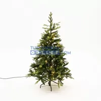 Black Box kunstkerstboom Brampton met led h155 x d102 groen - thumbnail