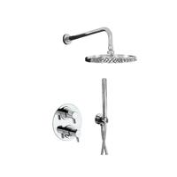 Brauer V-Line Nürnberg Inbouw douche 20cm regendouche plafondarm - thumbnail