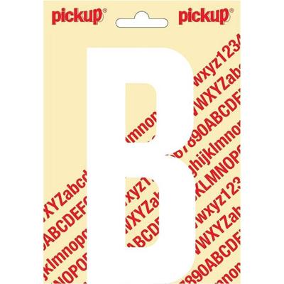 Plakletter Nobel Sticker letter B wit Pickup - Pickup