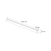 GGK 14346 Met kabelband (l x b x h) 1400 x 70 x 60 mm Zuiver wit 1 stuk(s) - thumbnail