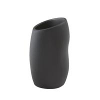 Tandenborstelhouder Sapho Iside Vrijstaand 13x8.5x8.5 cm Polyresin Mat Zwart Sapho - thumbnail