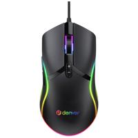 Denver Optische gaming muis bedraad USB RGB licht zwart - 9510055 - thumbnail