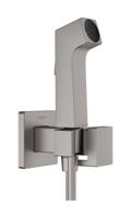 Hansgrohe bidethanddouche 1jet E EcoSmart voor koud water met douchehouder en doucheslang 125 cm, Brushed Black Chrome - thumbnail