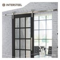 Intersteel | Schuifdeursysteem Modern | RVS Geborsteld - thumbnail