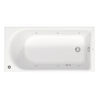 Whirlpool Duravit D-Neo Inbouw 150x75x48.5 cm Wit Duravit - thumbnail