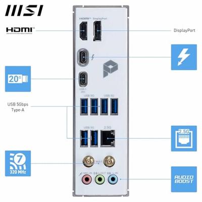 MSI PRO Z890-S WIFI PZ moederbord Intel Z890 LGA 1851 (Socket V1) ATX