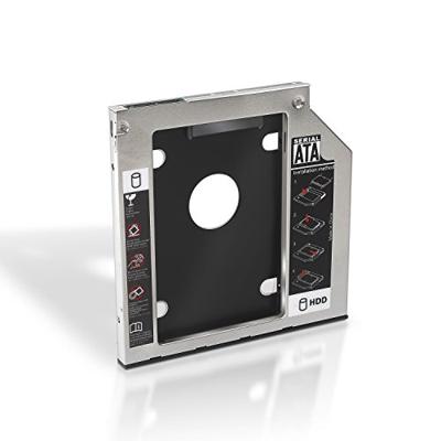 Aisens A129 – 0151 – 7 mm harde schijf adapter voor optische drive notebook 9,5 mm, zilver