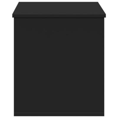 Opbergbox 100x42x46 cm bewerkt hout zwart