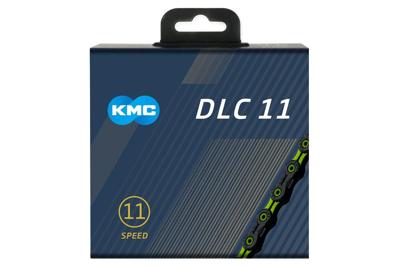 KMC dlc 11-speed fietsketting, 118 schakels, zwart