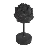 Countryfield beeld artisjok op voet davor zwart 23 cm | 6 stuks - thumbnail