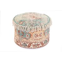 Kussen DKD Home Decor Voor op de grond 46 x 46 x 37 cm Bruin Groen Geel Arabisch 45 x 45 x 35 cm Franjes - thumbnail