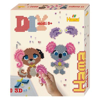 Hama Strijkkralen 2500 Stuks 3d Dieren Salon