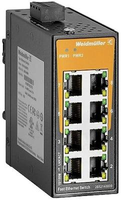 Weidmüller IE-SW-EL08-8TX Industrial Ethernet Switch 8 poorten 10 / 100 MBit/s