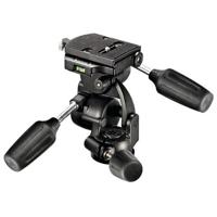 Manfrotto New Standard 3D Tripod Head with Quick Release, for Camera Tripods, Fluid Ball Head, Camera Stabilizer, Photography Accessories for Content Creation - thumbnail