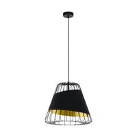 Eglo Design draadhanglampAustell 43cm zwart met goud - 49509 - thumbnail