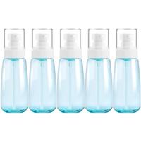 5 STKS reizen plastic flessen lekvrije draagbare reizen accessoires kleine flessen containers 100ml (blauw) - thumbnail