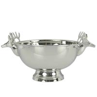 Verzilverde Schaal Hert (30 x 16 cm) - thumbnail