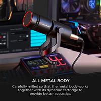 AVerMedia AM330 XLR Microfoon Zwart - thumbnail