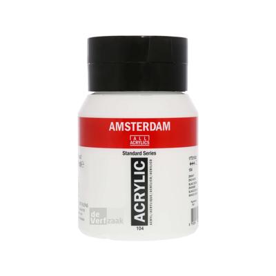 Royal Talens Amsterdam Acrylverf 500 ml - Zinkwit 104