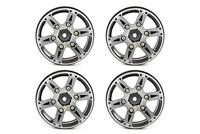 Fastrax 1.9" Heavyweight Split 6-Spoke Aluminium Beadloc Wheels (4pcs) - Zwart - thumbnail