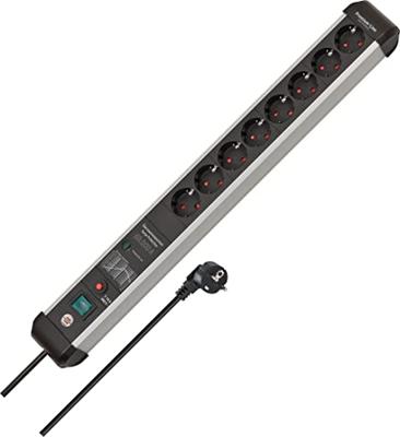 Brennenstuhl Premium-Protect-Line stekkerdoos 8-voudig met overspanningsbeveiliging
