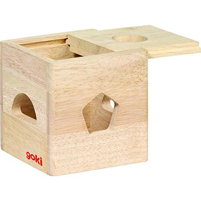 Goki houten sorteerkubus met blokken