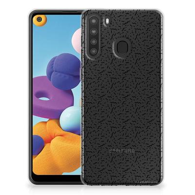 Samsung Galaxy A21 | TPU bumper | Stripes Dots Samsung Galaxy A21 | TPU bumper | Stripes Dots