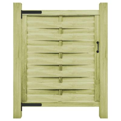 Poort 100x125 cm groen geïmpregneerd grenenhout