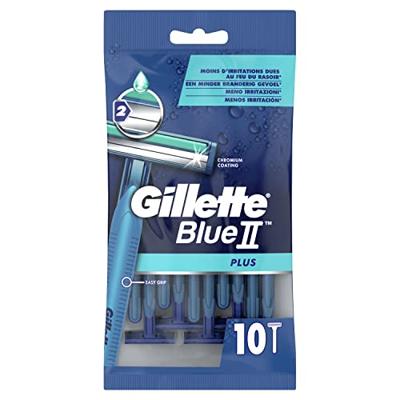 Gillette BlueII plus wegwerpmesjes mannen (10 st) Gillette BlueII plus wegwerpmesjes mannen (10 st)