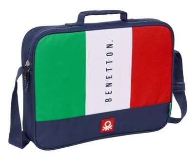 Schooltas Benetton Flag Marineblauw 38 x 28 x 6 cm