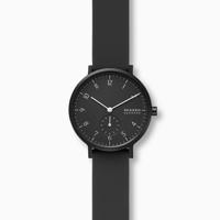 Horlogeband Skagen SKW2801 Silicoon Zwart 16mm - thumbnail