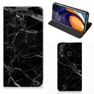 Samsung Galaxy A60 | Standcase | Marmer Zwart - Origineel Cadeau Vader
