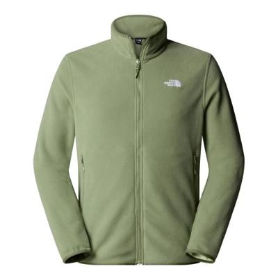 The North Face Glacier Full Zip Fleece Heren Bark Mist M