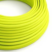 Strijkijzersnoer Geel (fluoriserend) - viscose | 10cm | Creative-Cables | Creative-Cables | Creative-Cables | Creative-Cables | Creative-Cables | | | - thumbnail