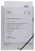 Elastomap Oxford Polyvision A4 met insteektas 3 kleppen PP transparant | 12 stuks - thumbnail