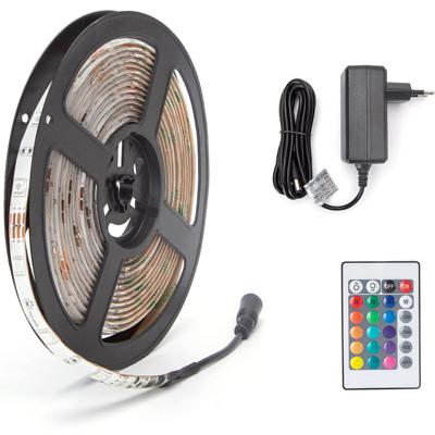 LED Strip Set 5m RGB IP65 Waterdicht met Afstandsbediening 12V