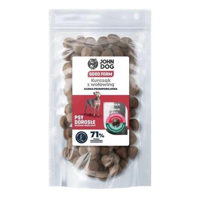 JOHN DOG Good Form Chicken with beef Medium and large breeds - droog hondenvoer - 120g