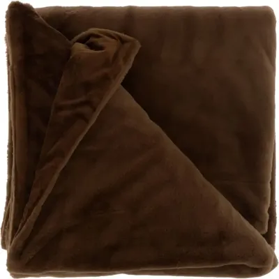 Unique Living Plaid KLAAS 150x200 cm - Rocky Brown