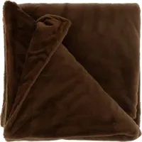 Unique Living Plaid KLAAS 150x200 cm - Rocky Brown - thumbnail