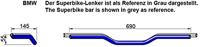 LSL stuur "bmw lmb1". handlebar lmb1 sta sw - thumbnail