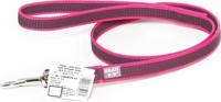 Antislip Hondenriem - 20mm x 1m - Met handvat - Roze - thumbnail